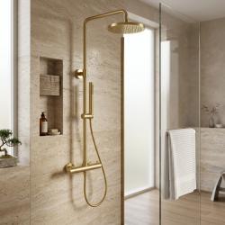aquanello-etterna-thermostatic-shower-column-20cm-rain-gold
